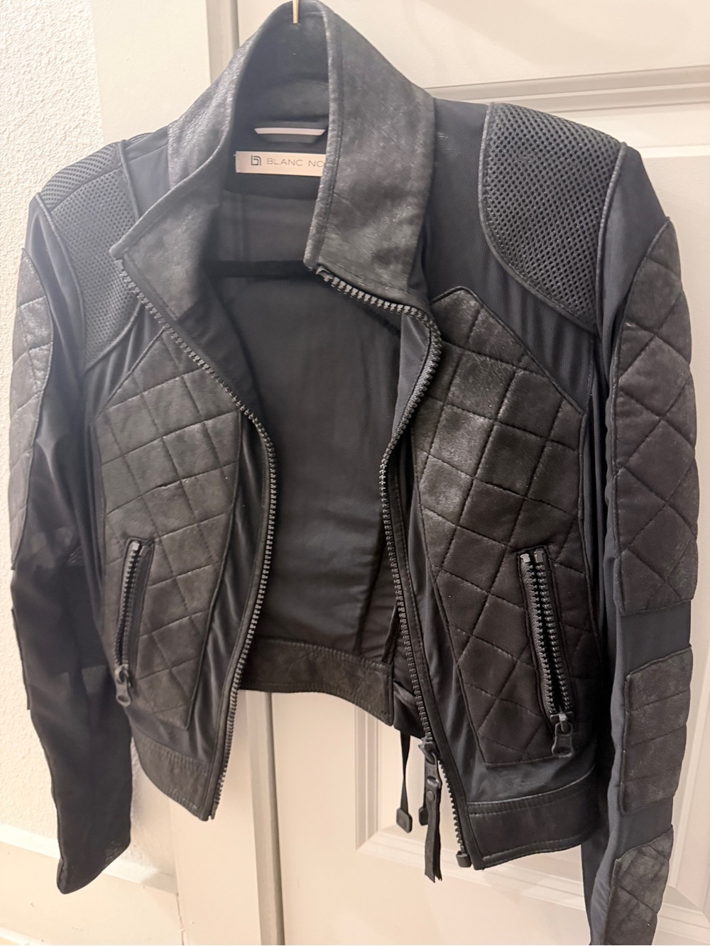 blanc noir Black Logo Detail Jacket never worn
